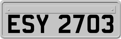 ESY2703