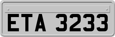ETA3233