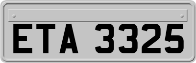 ETA3325