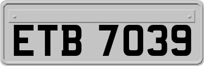 ETB7039