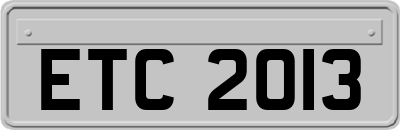 ETC2013