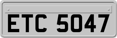 ETC5047