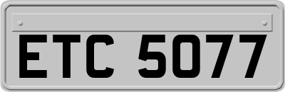 ETC5077