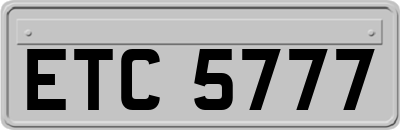 ETC5777