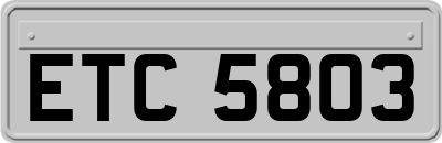 ETC5803