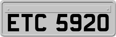 ETC5920
