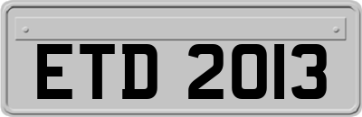 ETD2013