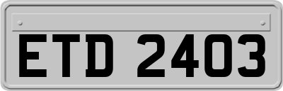 ETD2403