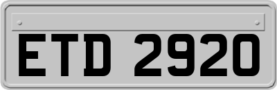 ETD2920