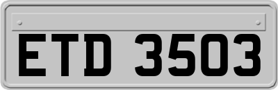 ETD3503