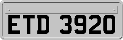 ETD3920