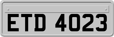 ETD4023
