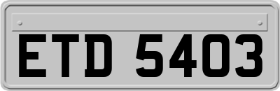 ETD5403