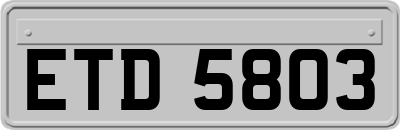 ETD5803