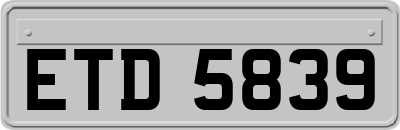ETD5839