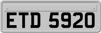 ETD5920