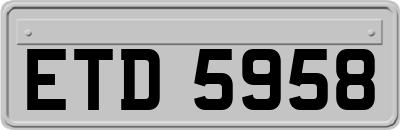ETD5958