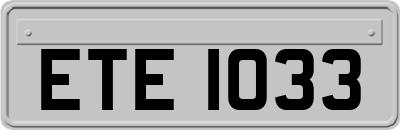 ETE1033