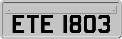 ETE1803