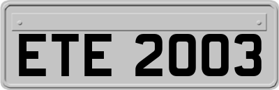 ETE2003