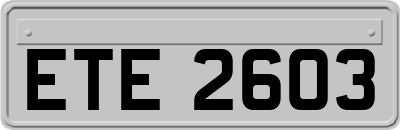 ETE2603