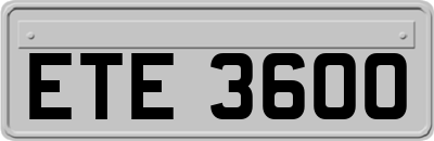ETE3600