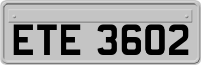 ETE3602