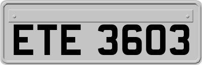 ETE3603