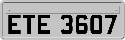 ETE3607