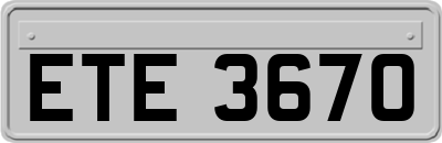 ETE3670