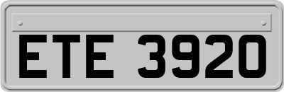 ETE3920