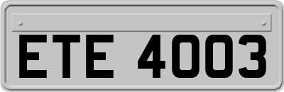 ETE4003
