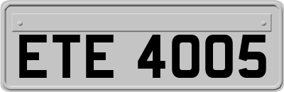 ETE4005