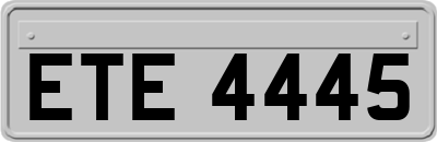 ETE4445