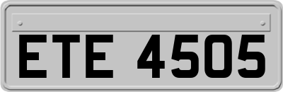 ETE4505