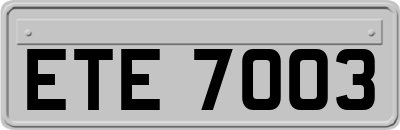 ETE7003