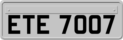 ETE7007