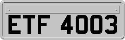 ETF4003