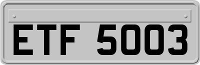 ETF5003