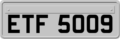 ETF5009