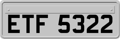 ETF5322