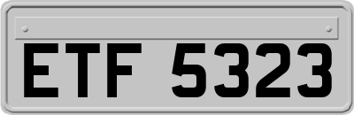 ETF5323