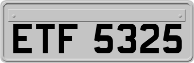 ETF5325