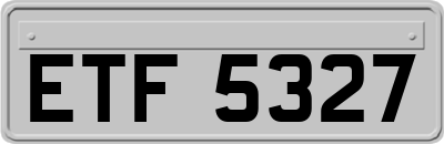 ETF5327