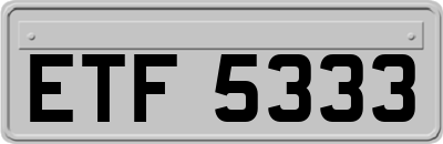 ETF5333
