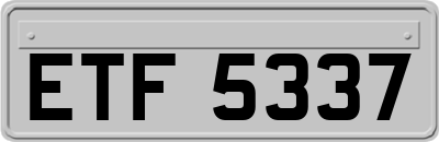 ETF5337