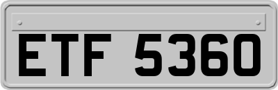 ETF5360
