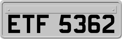 ETF5362