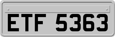 ETF5363