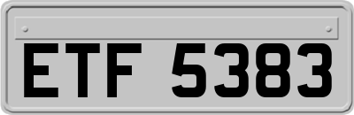 ETF5383